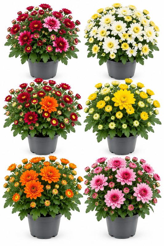 Chrysanthemen Garden Mums – 6er Set