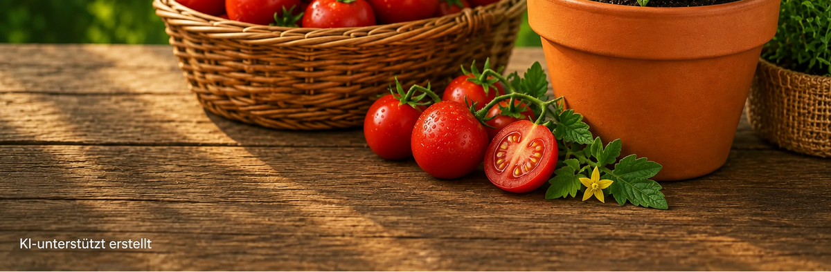 Titelbild von Tomaten auf einem Tisch
